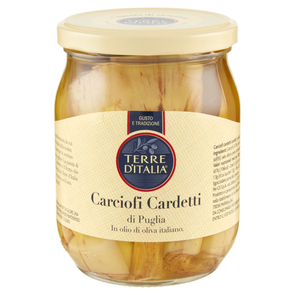 Terre d'Italia Carciofi Cardetti di Puglia 500 g