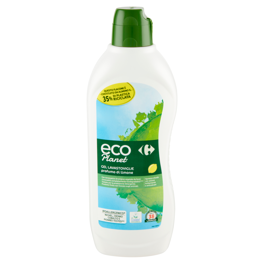Carrefour eco Planet Gel Lavastoviglie profumo di limone 650 ml