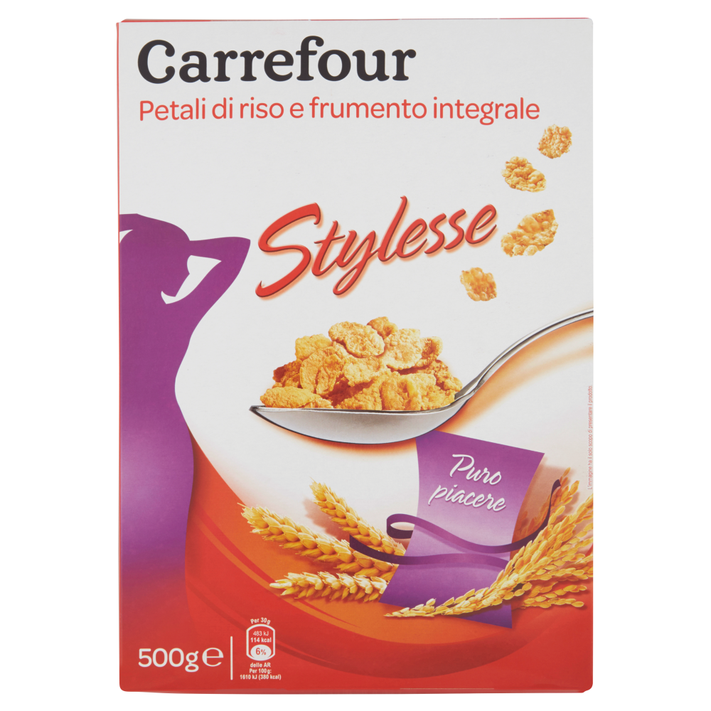 Carrefour Stylesse Petali di riso e frumento integrale 500 g