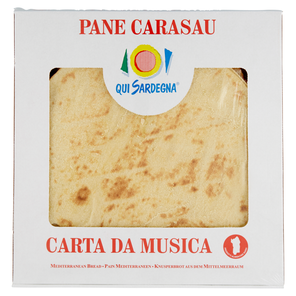 Qui Sardegna Pane Carasau Carta da Musica 500 g