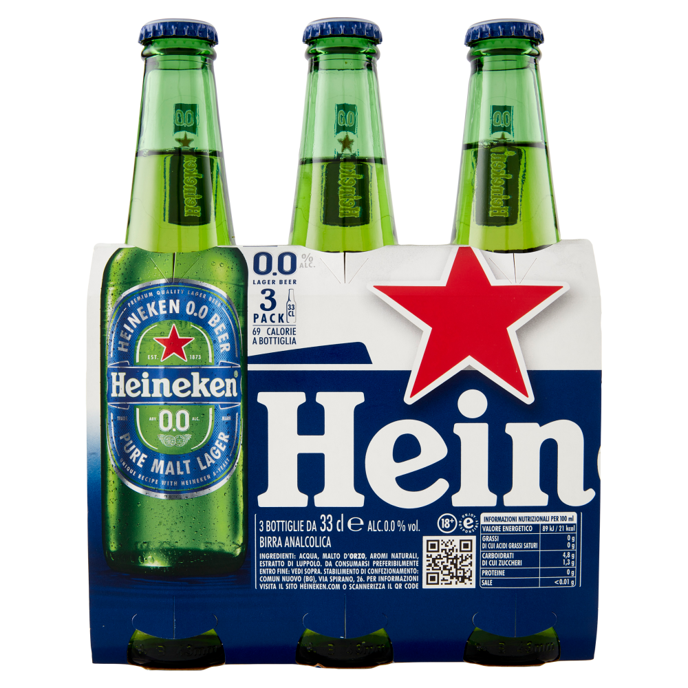 Heineken 0.0 3 x 33 cl