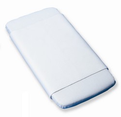 Carrefour Traversa salvapipì in spugna per carrozzina materasso da bambino Bianco