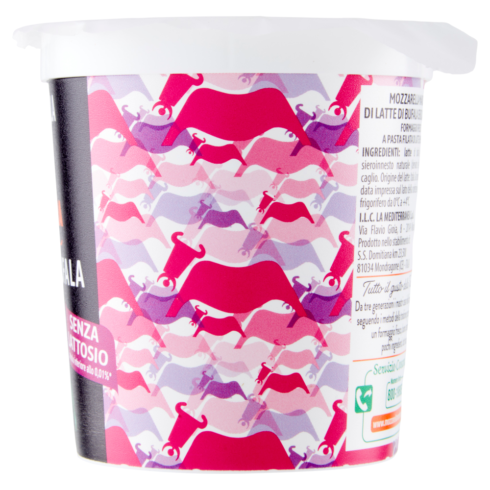 Mandara Mozzarella di Bufala Senza Lattosio 200 g