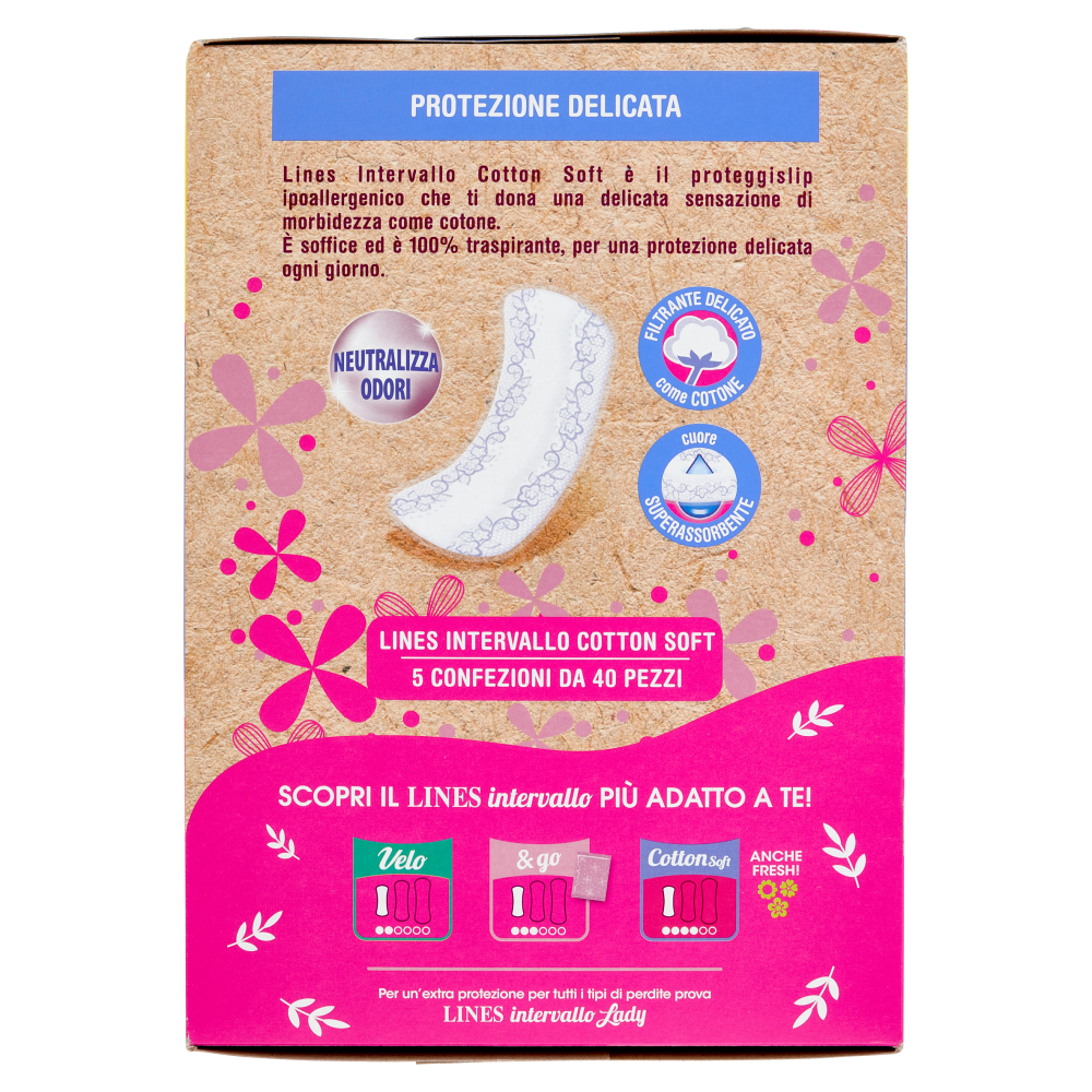 Lines intervallo Cotton Soft Regular 200 pz