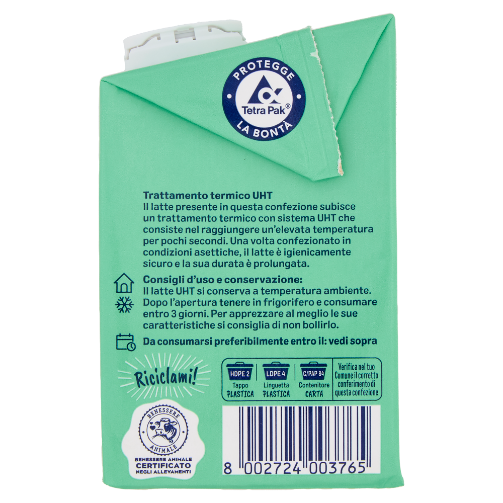 Arborea Latte Scremato UHT a Lunga Conservazione Senza Grassi 500 ml