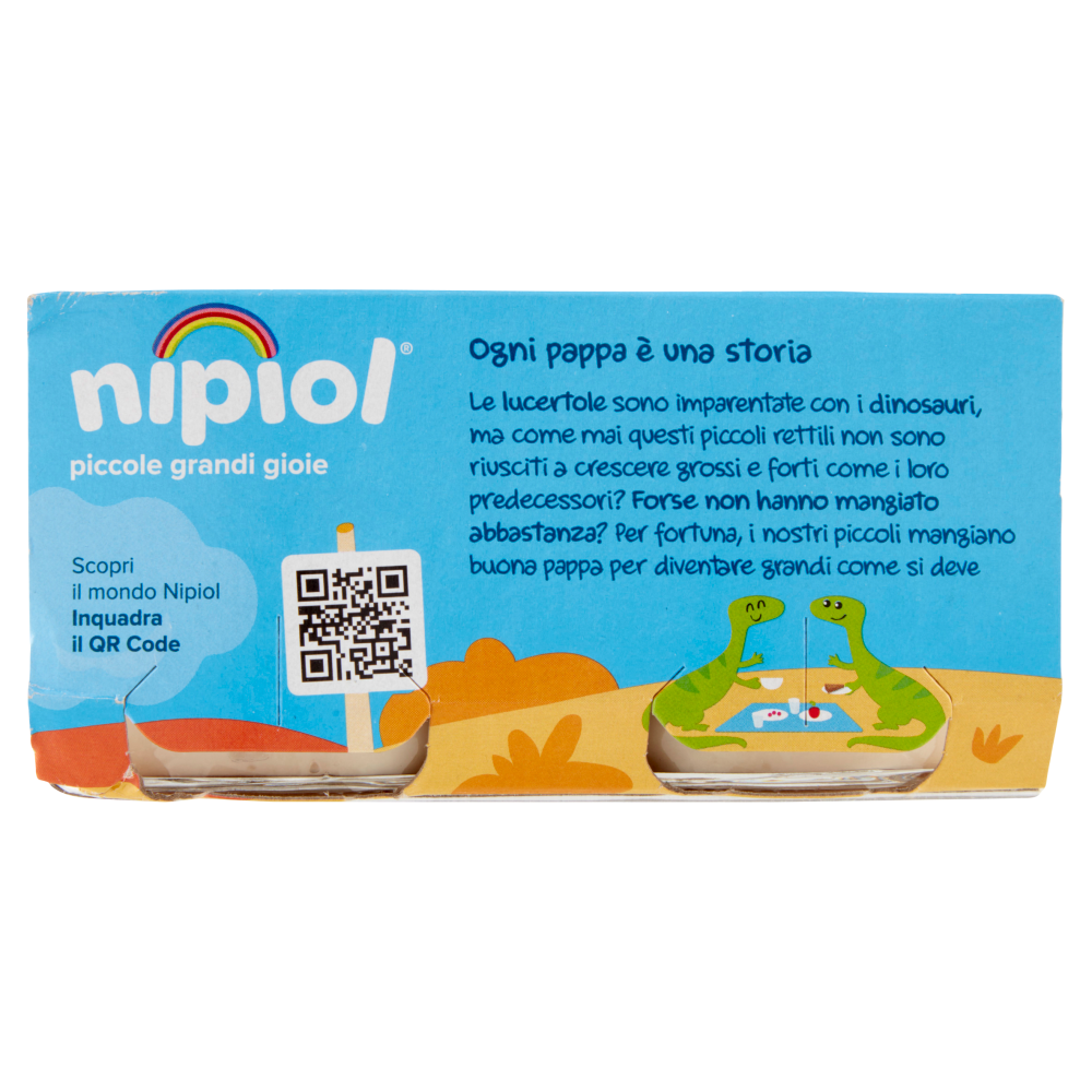 nipiol pollo e vitello omogeneizzato con carne e cereale 2 x 80 g