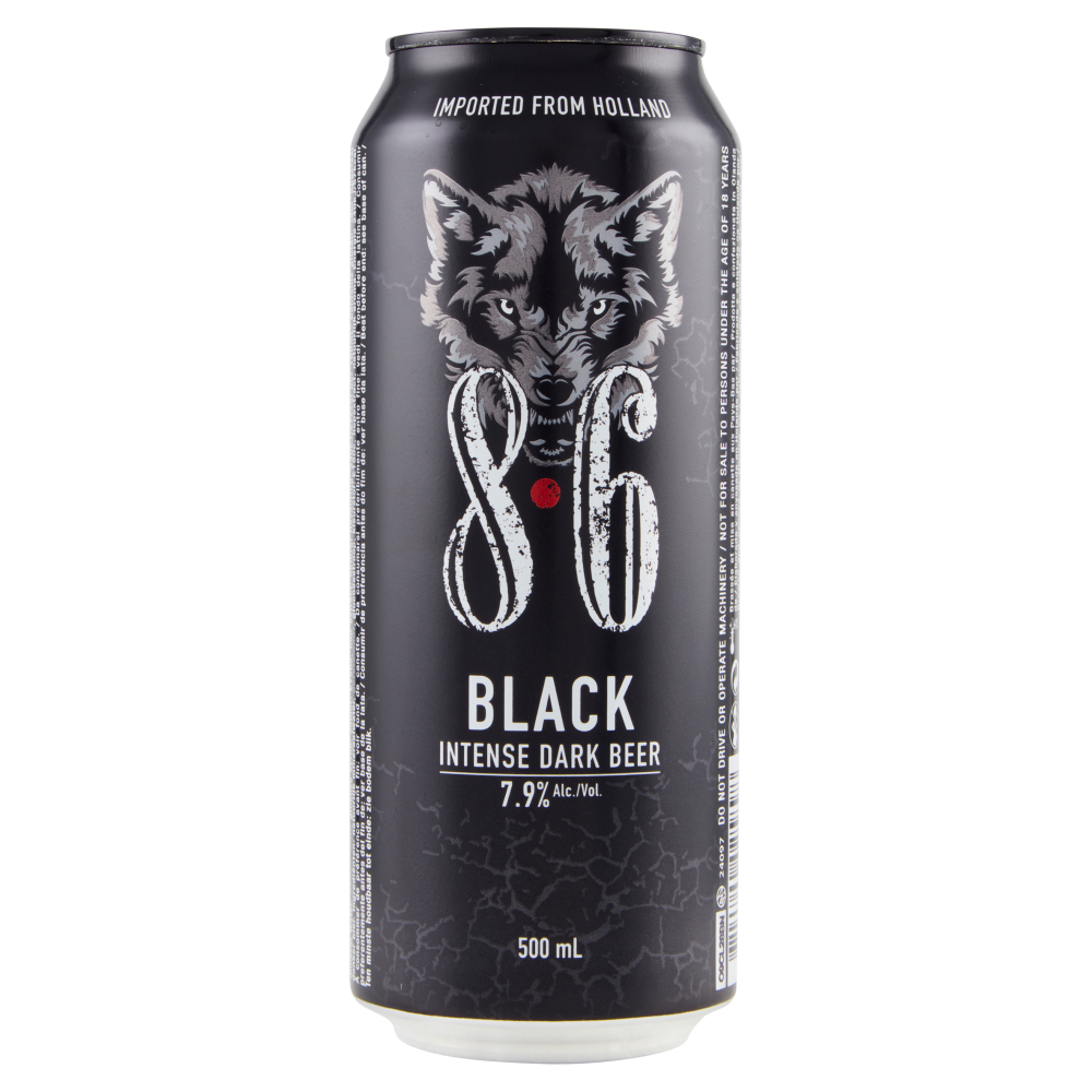 8.6 Black 500 mL
