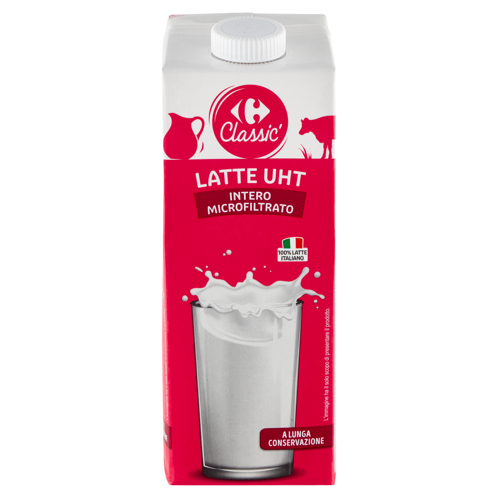 Carrefour Classic Latte UHT Intero Microfiltrato 1000 ml