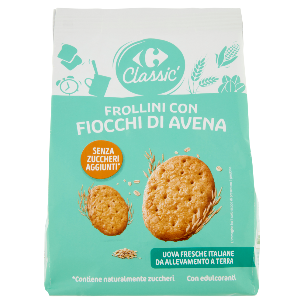 Carrefour Classic Frollini con Fiocchi di Avena 350 g