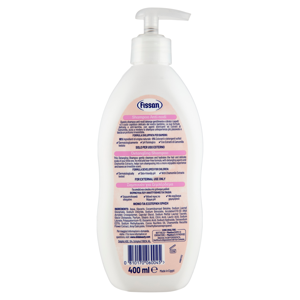 Fissan Shampoo Anti-Nodi 400 ml