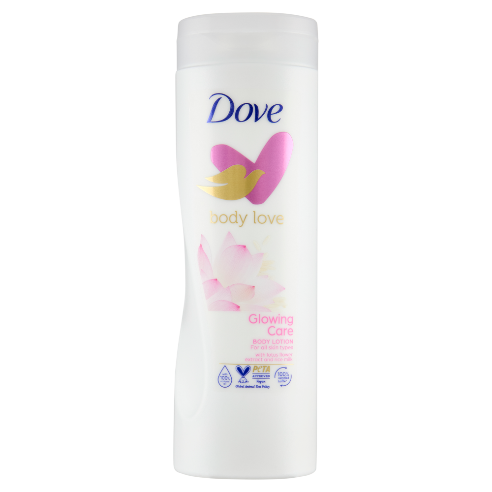 Dove body love Glowing Care Body Lotion For all skin types 400 ml