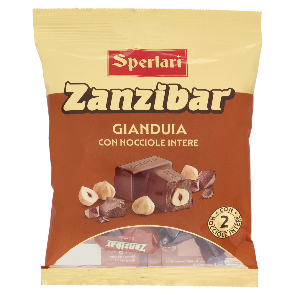 Sperlari Zanzibar Gianduia con Nocciole Intere 117 g