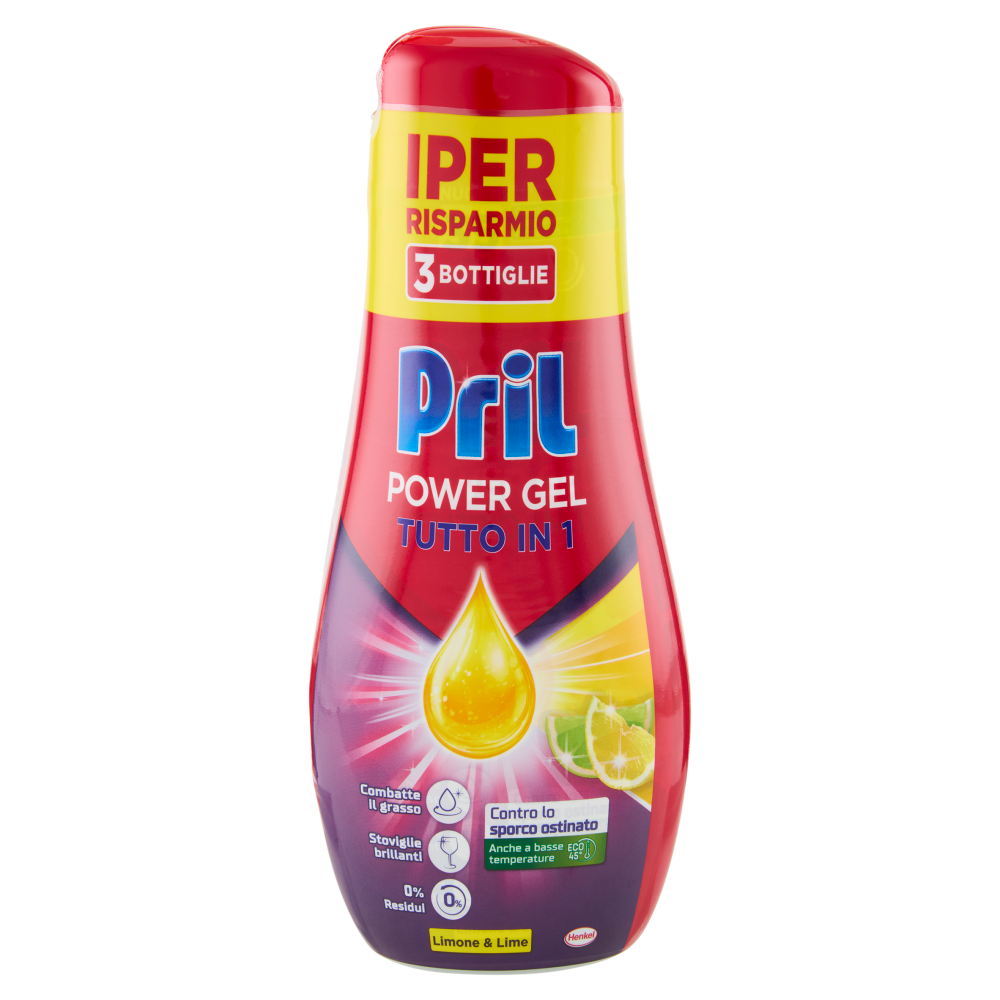 PRIL All in 1 Gel Limone 3 x 630 mL