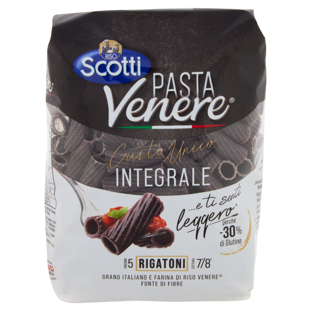 Riso Scotti Pasta Venere Integrale Rigatoni 400 g