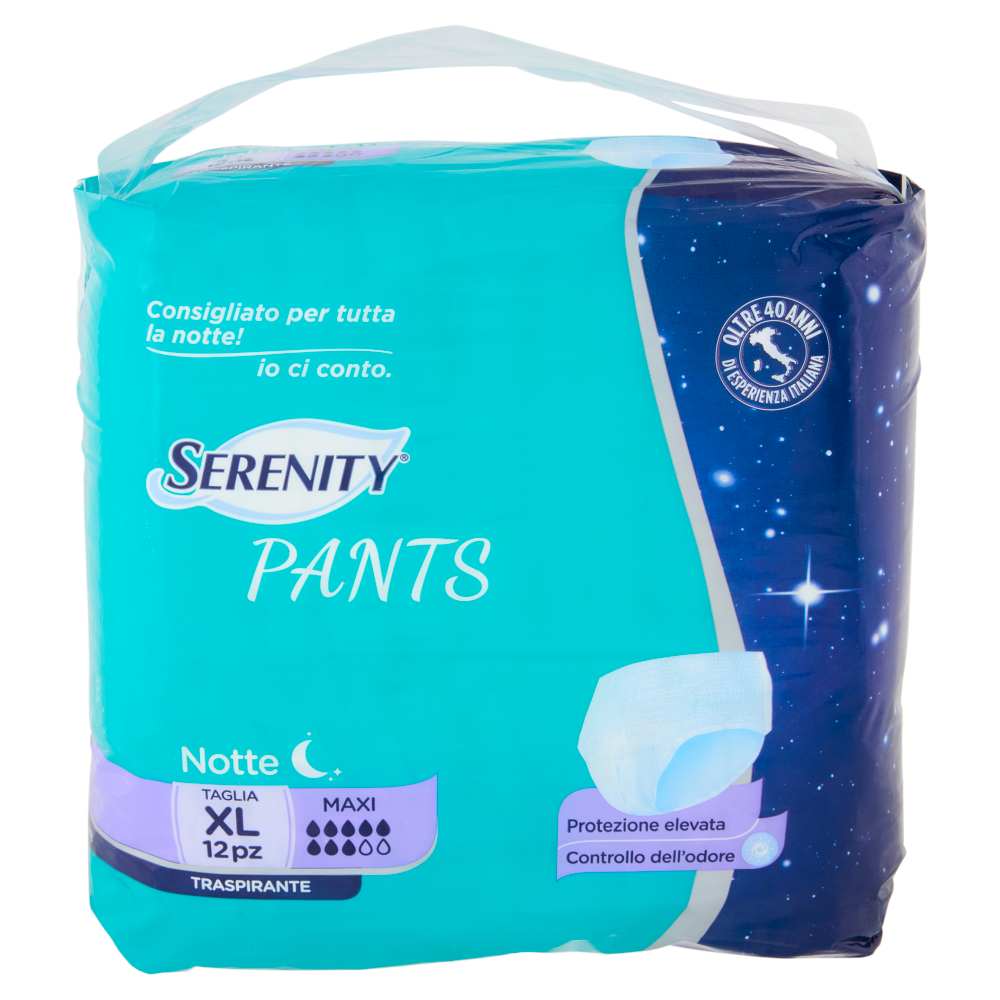Serenity Pants Notte Traspirante Taglia XL 12 pz