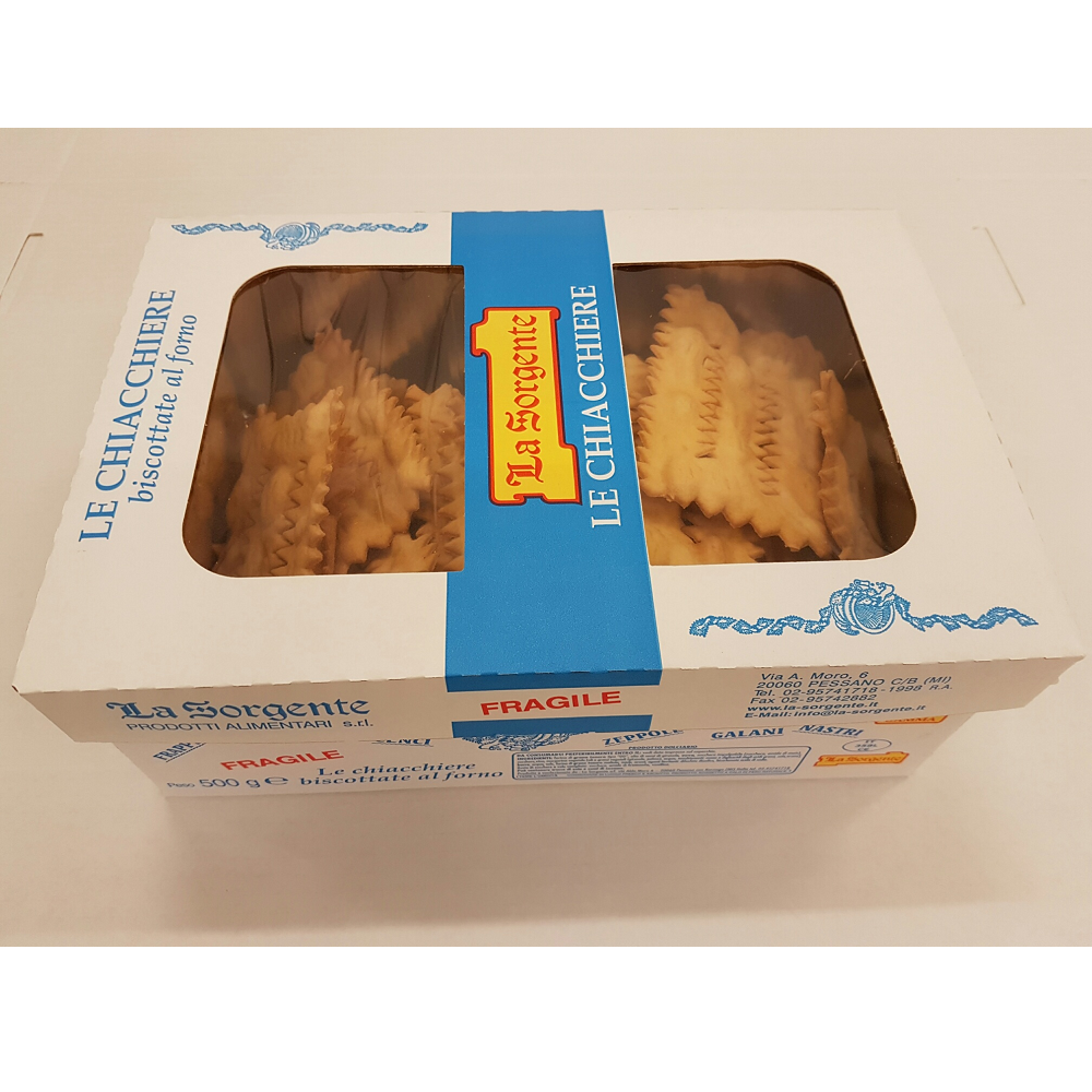 la Sorgente Chiacchiere Biscottate al forno 500 g