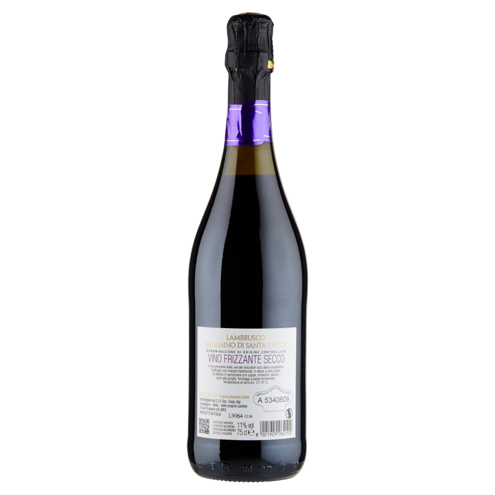 Civ&Civ Enologo Lambrusco Salamino di Santa Croce DOC Secco 75 cl