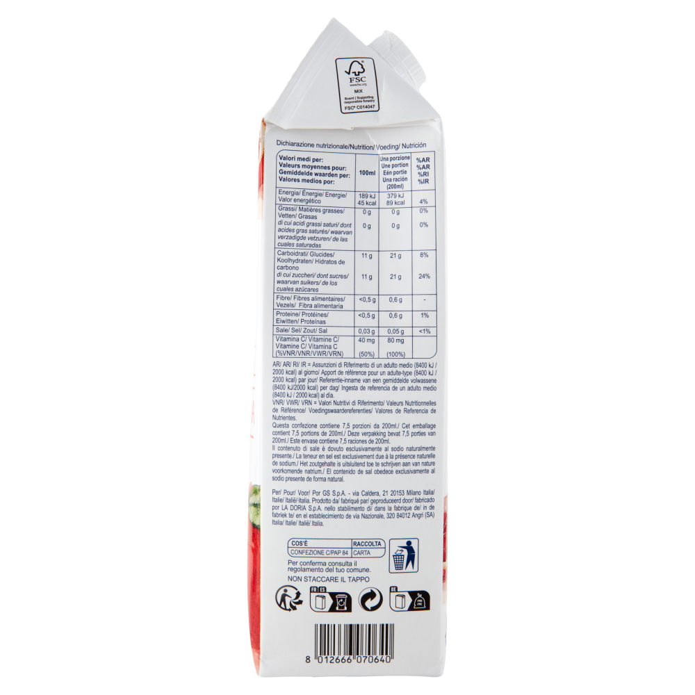 Simpl Bevanda Arancia Rossa con Vitamina C 1,5 L