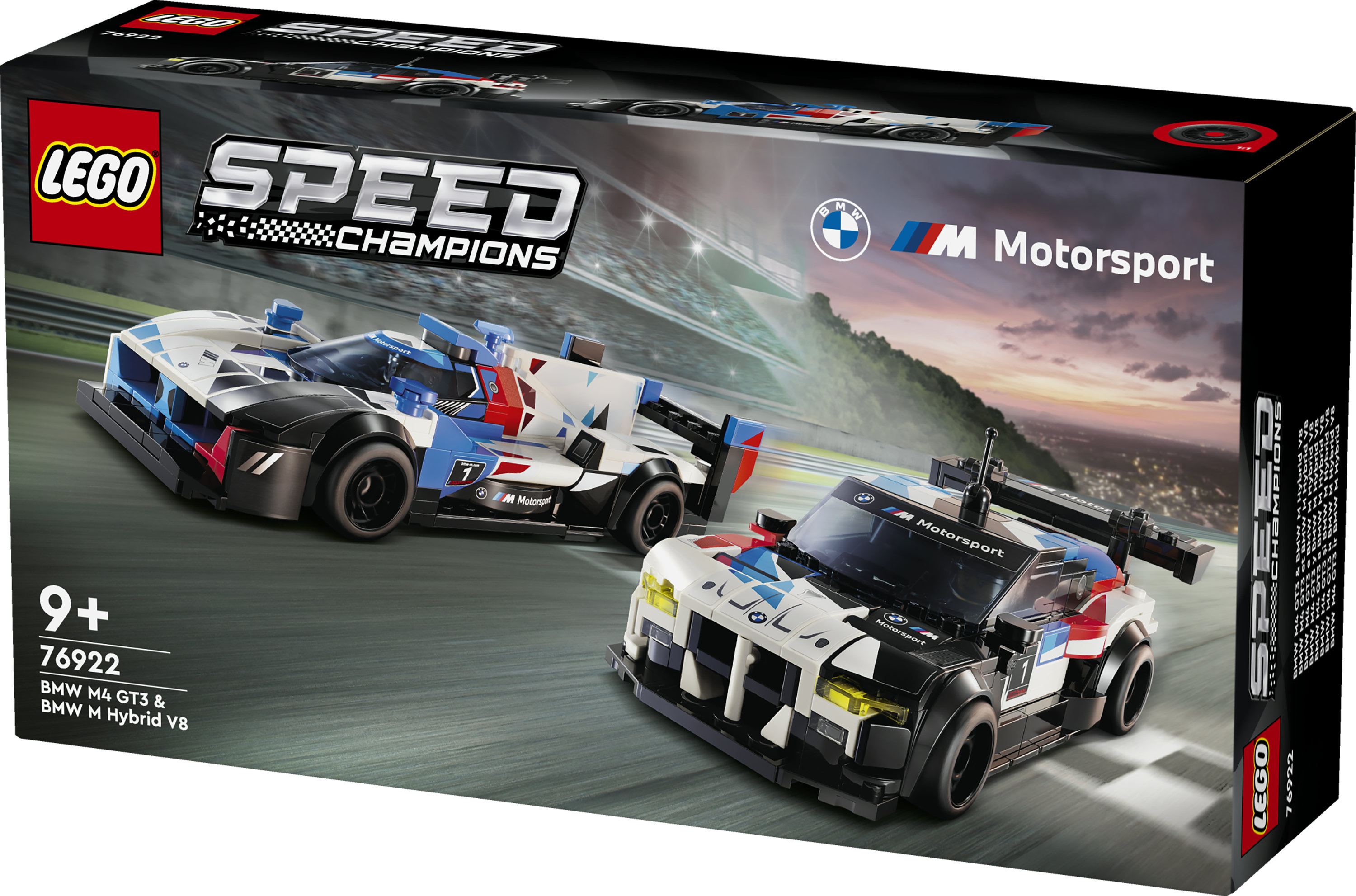 LEGO Speed Champions Auto da corsa BMW M4 GT3 e BMW M Hybrid V8