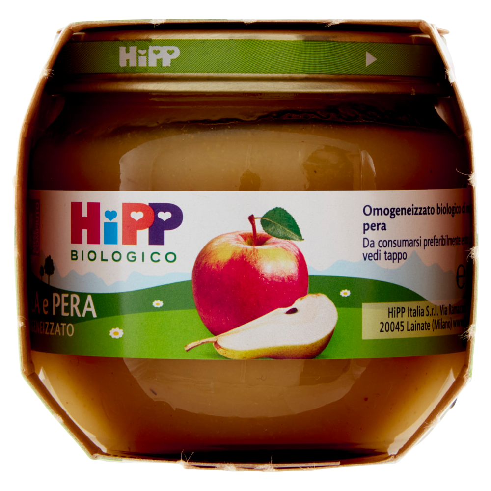 HiPP Biologico Mela e Pera Omogeneizzato 2 x 80 g
