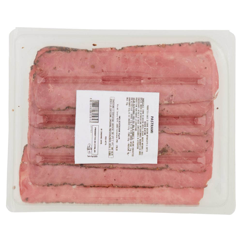 delicatesse La Carne in tavola Pastrami 100 g Carrefour