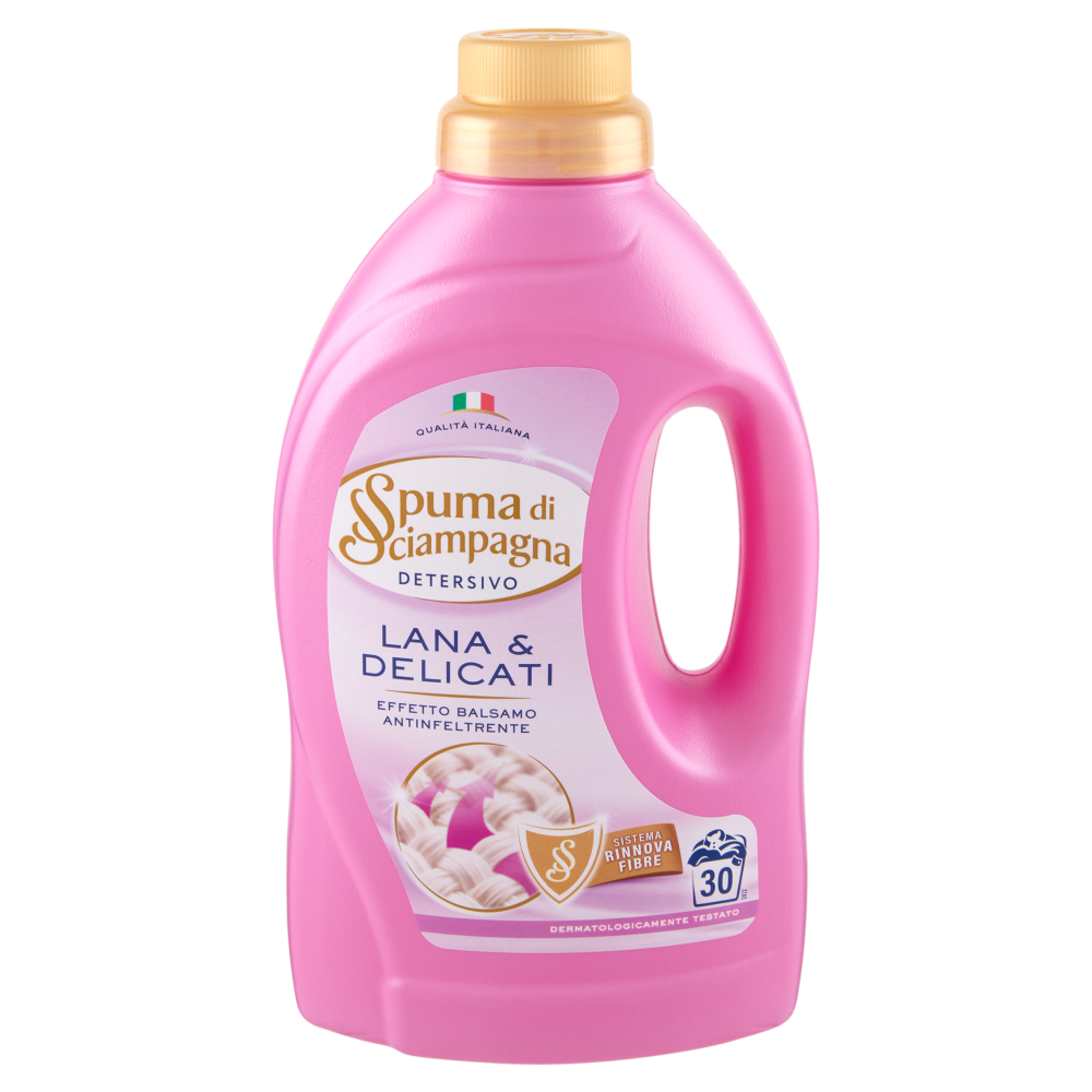 Spuma di Sciampagna Detersivo Lana & Delicati 1350 ml