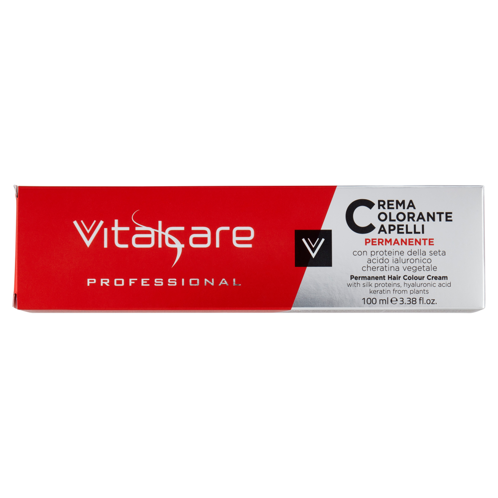 Vitalcare Professional Crema Colorante Capelli Permanente 5/00 Castano Chiaro 100 ml