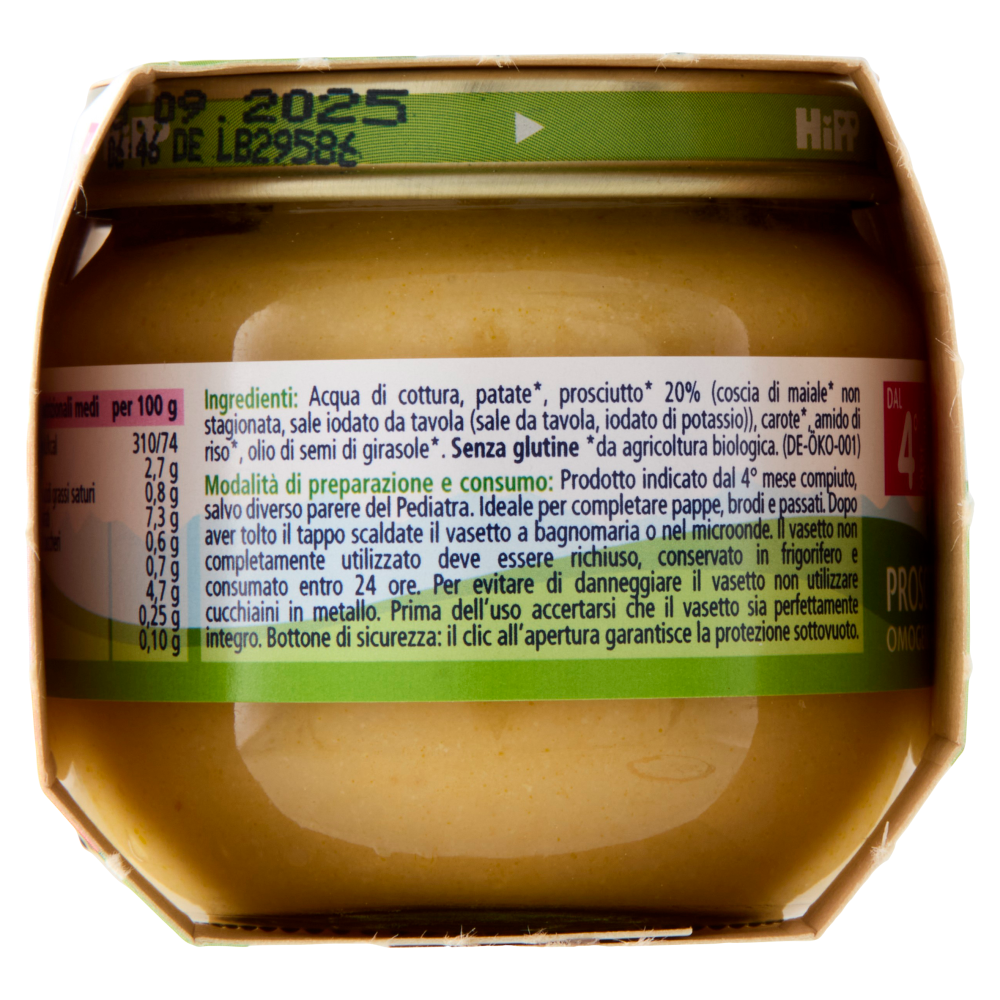 HiPP Biologico Omo Prosciutto* con Verdure 2 x 80 g