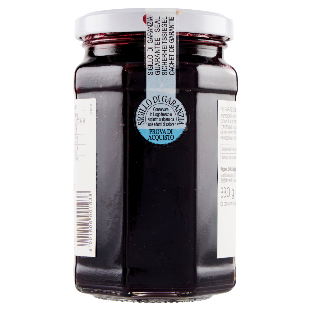 Rigoni di Asiago Fiordifrutta Mirtilli neri di bosco bio 330 g