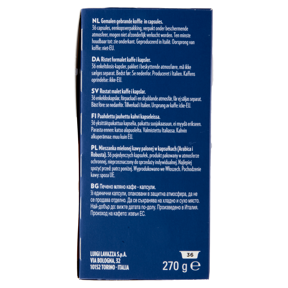 Lavazza A Modo Mio crema e gusto Dolce 36 capsule 270 g