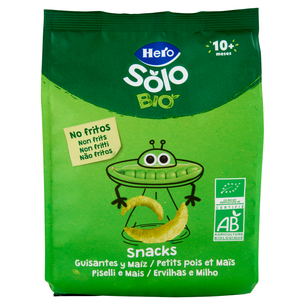 Hero Solo Bio Snack Piselli e Mais 40 g