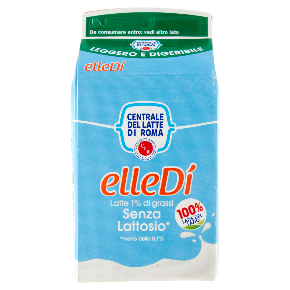 Centrale del Latte di Roma elleD&iacute; Leggero e Digeribile Senza Lattosio 500 ml