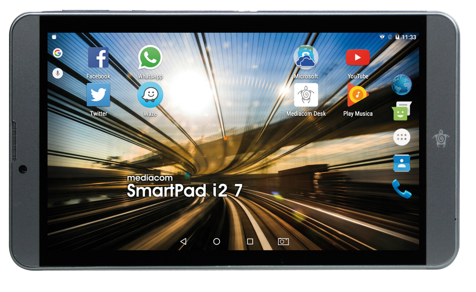 Mediacom SmartPad i2 7 3G Intel Atom® 8 GB 17,8 cm (7") 1 GB Android 6.0 Grigio