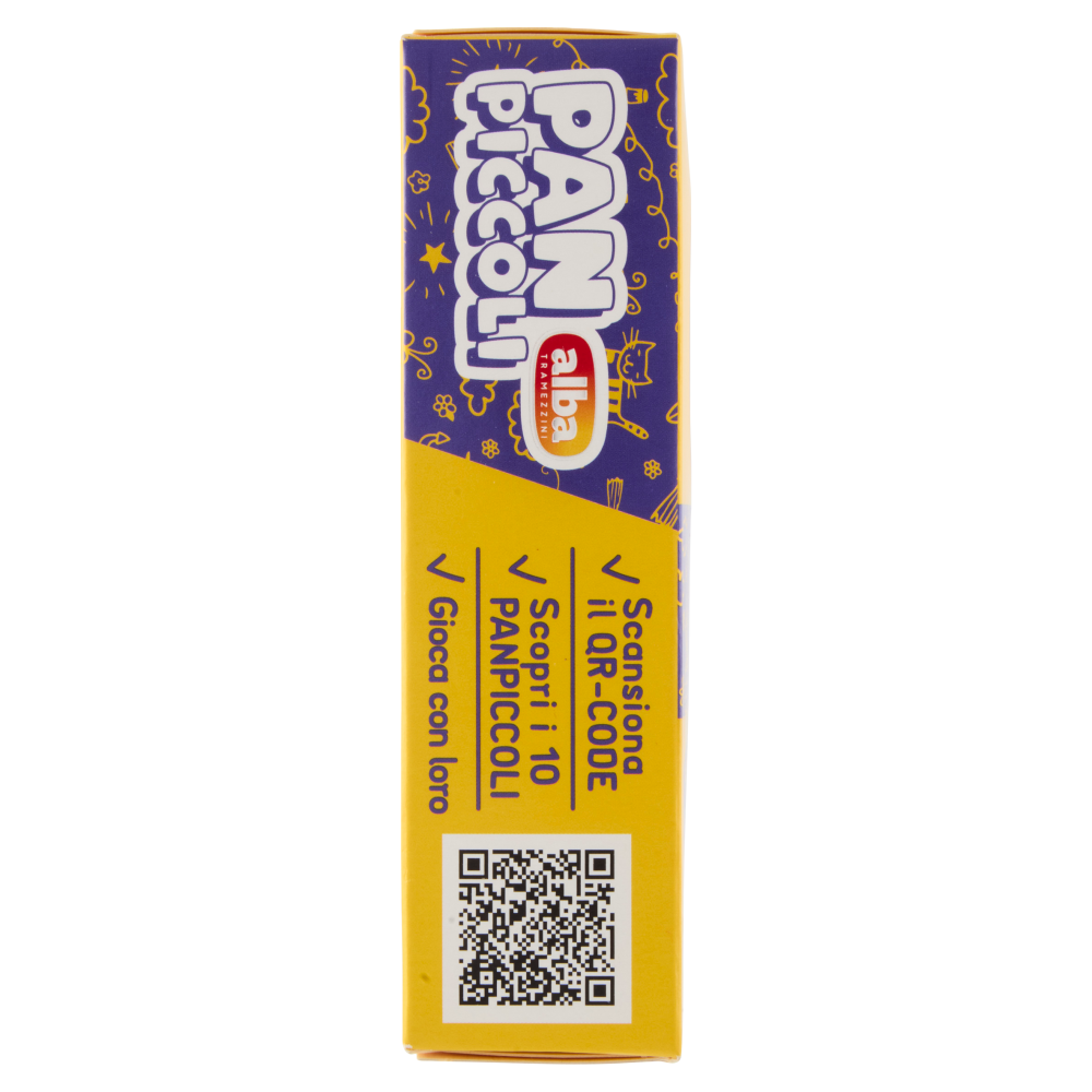 alba Tramezzini Pan Piccoli Panini con Prosciutto Cotto Alta Qualità 3 x 60 g