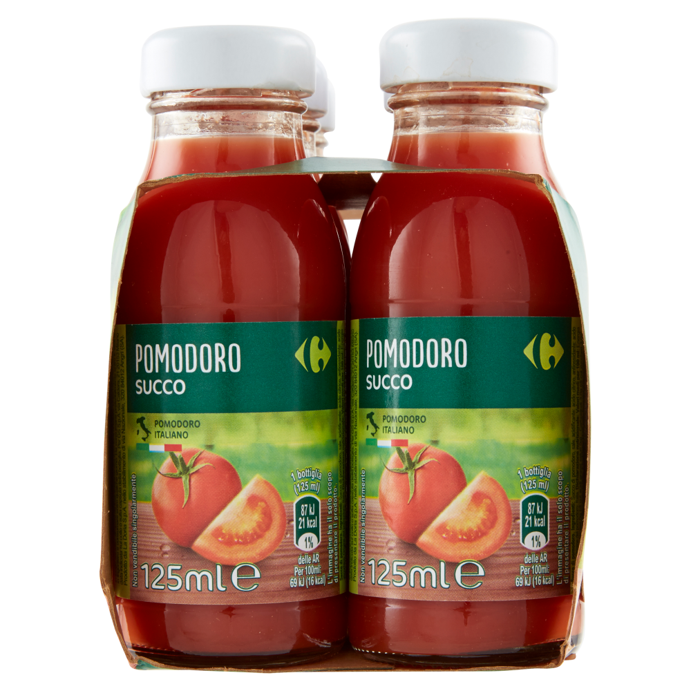 Carrefour Pomodoro Succo 6 x 125 ml