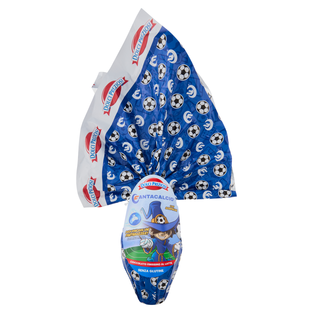 Dolci Preziosi Uovo Cioccolato Finissimo al Latte Fantacalcio 240 g