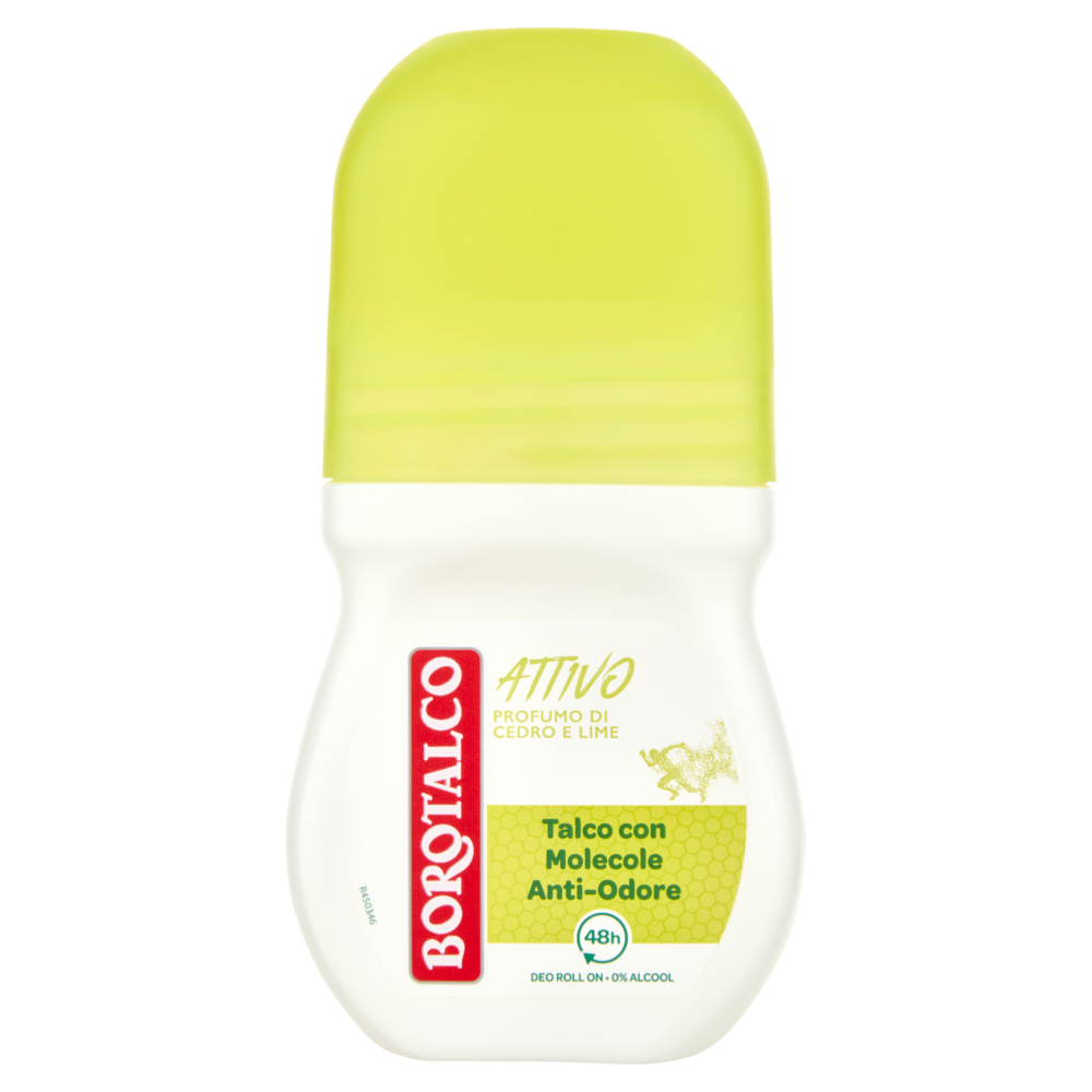 Borotalco Attivo Profumo di Cedro e Lime Deo Roll On 50 ml