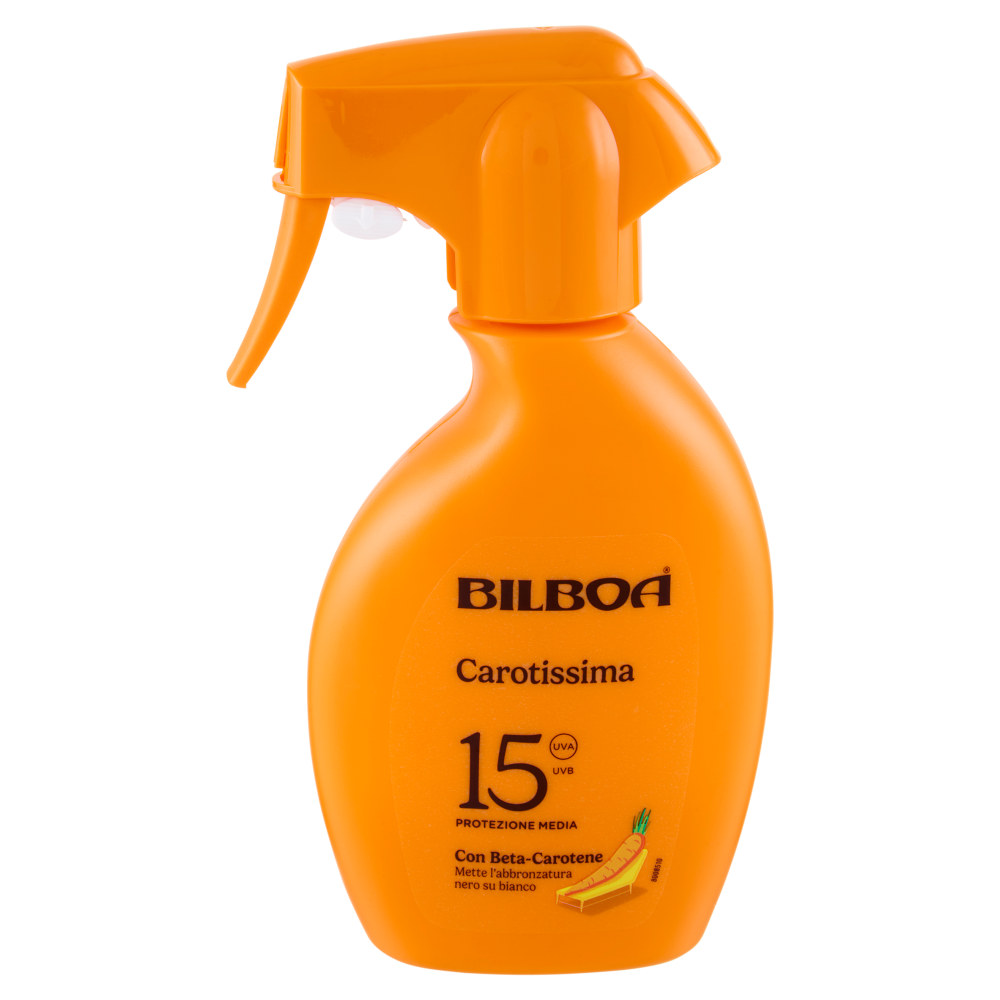 Bilboa Carotissima 15 Protezione Media con Beta-Carotene 250 ml