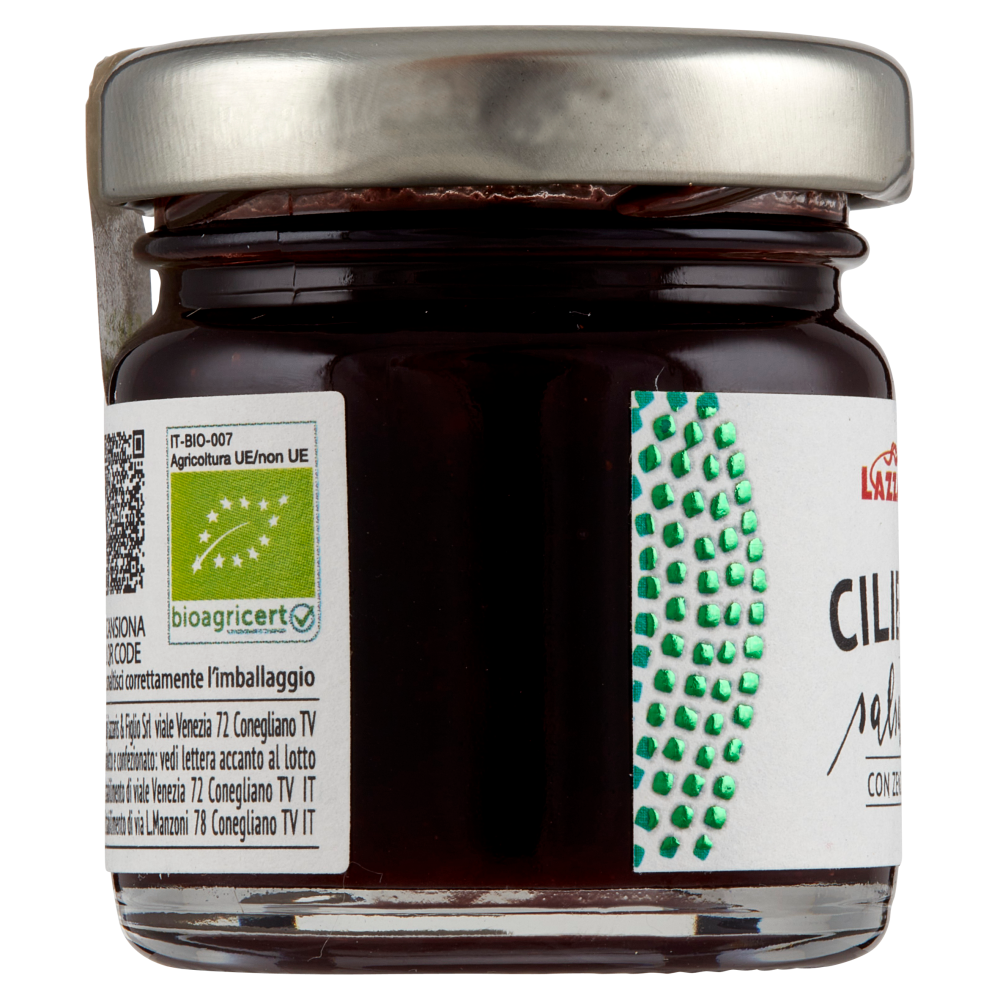 Lazzaris Ciliegie salsa bio con Zenzero 40 g