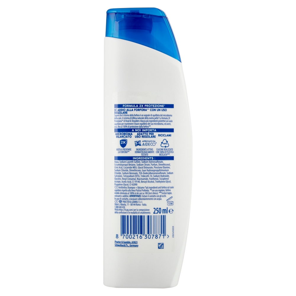 Head & Shoulders Antiforfora Shampoo + Balsamo 2in1 Apple Fresh 250 ml