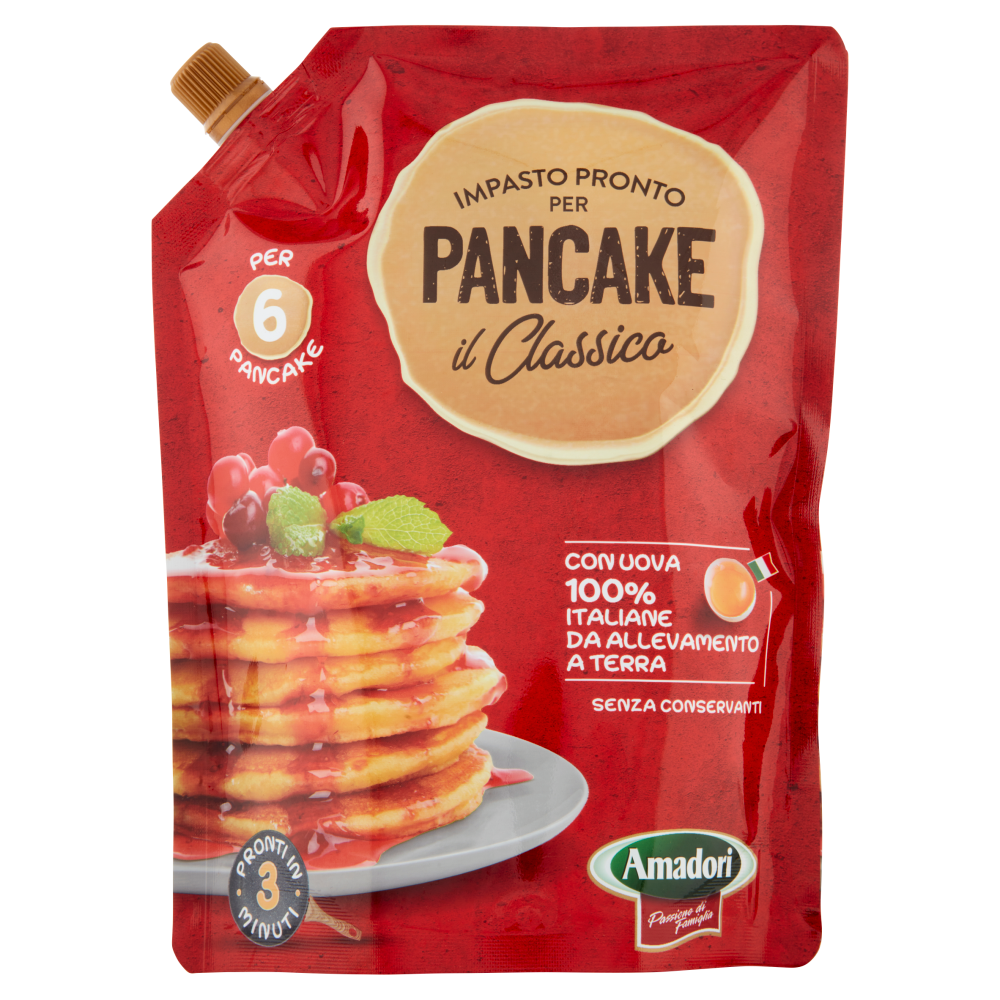 Amadori Impasto Pronto per Pancake il Classico 300 g