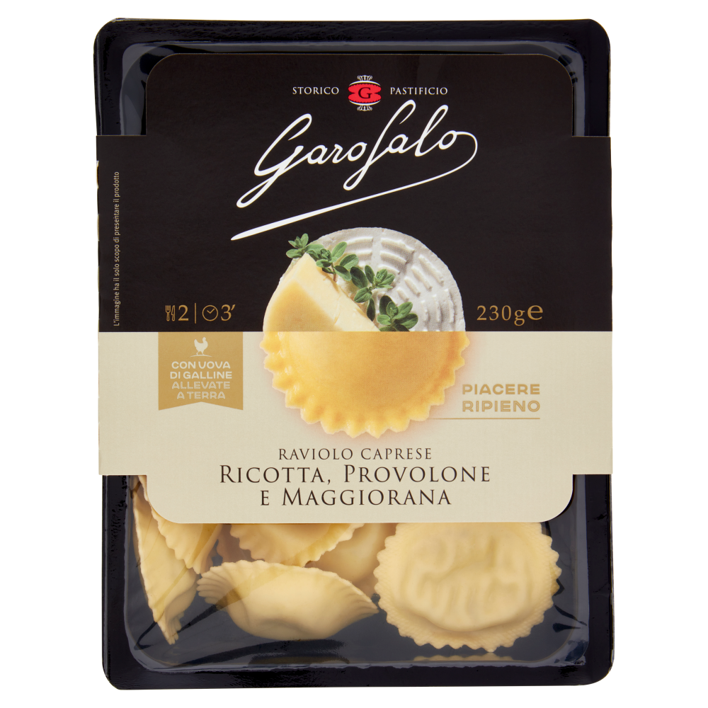 Garofalo Raviolo Caprese Ricotta, Provolone e Maggiorana 230 g