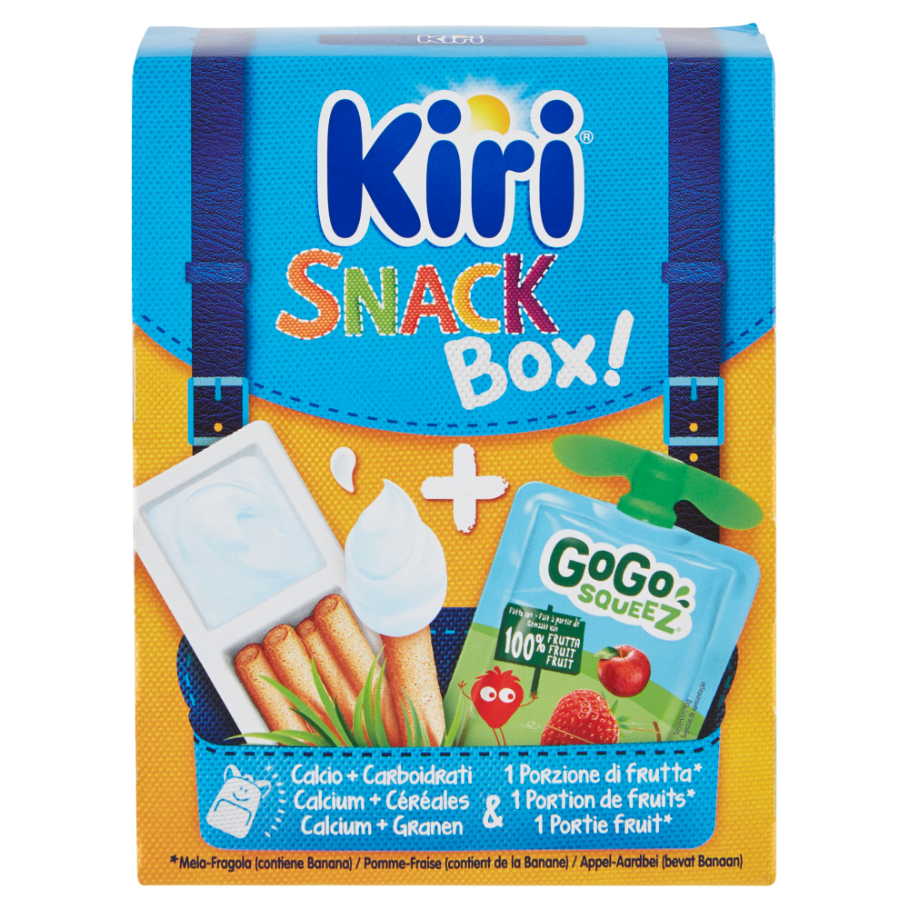 Kiri Snack Box Kiri Dippi + GoGo squeeZ 125 g