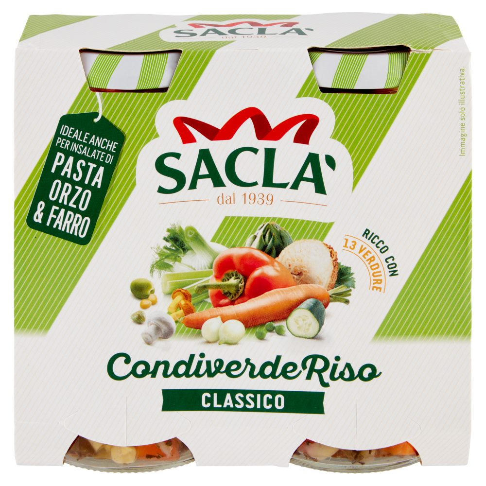 Saclà Condiverde Riso Classico 2 x 290 g