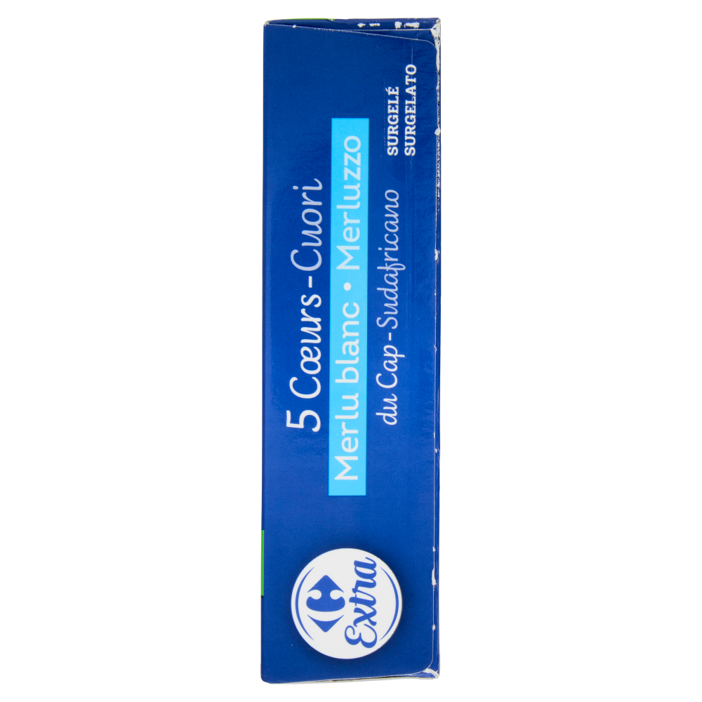 Carrefour Extra 5 Cuori Merluzzo Sudafricano Senza Spine* Surgelato 400 g