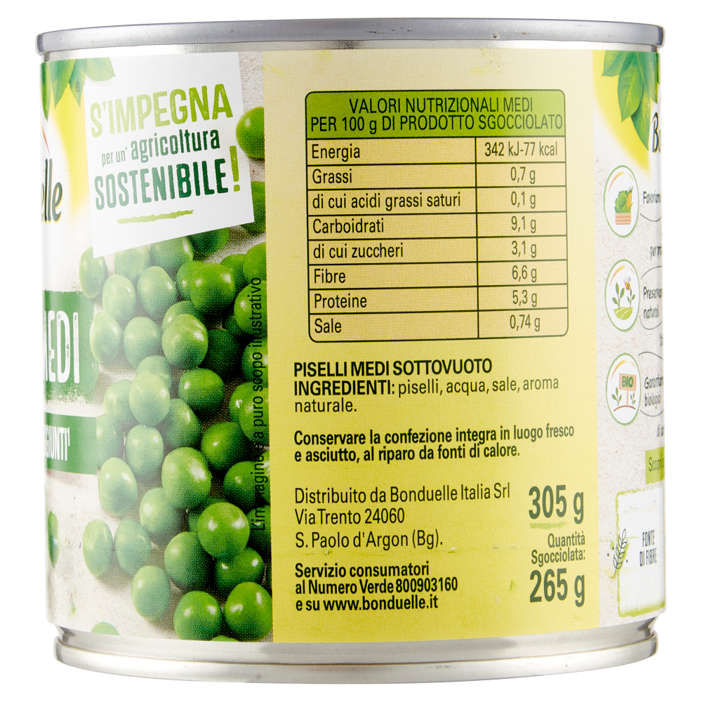 Bonduelle Piselli Medi 305 g