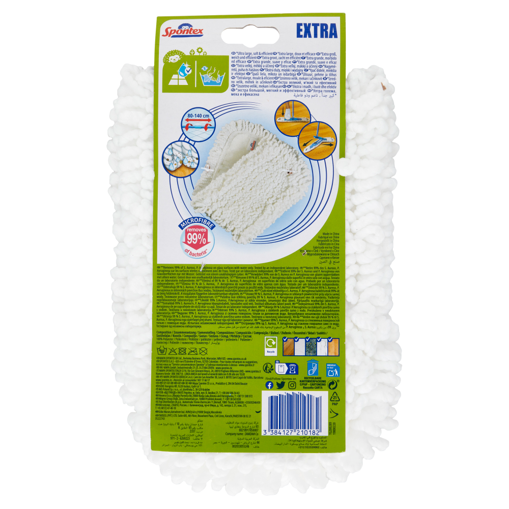 Spontex lavapavimenti Ricambio Microfibre Extra