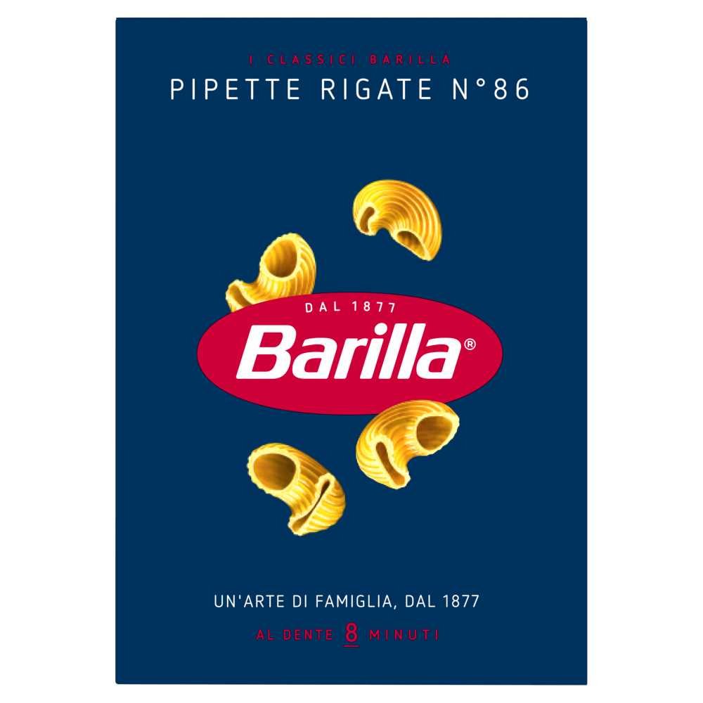 Barilla Pasta Pipette Rigate n.86 500g