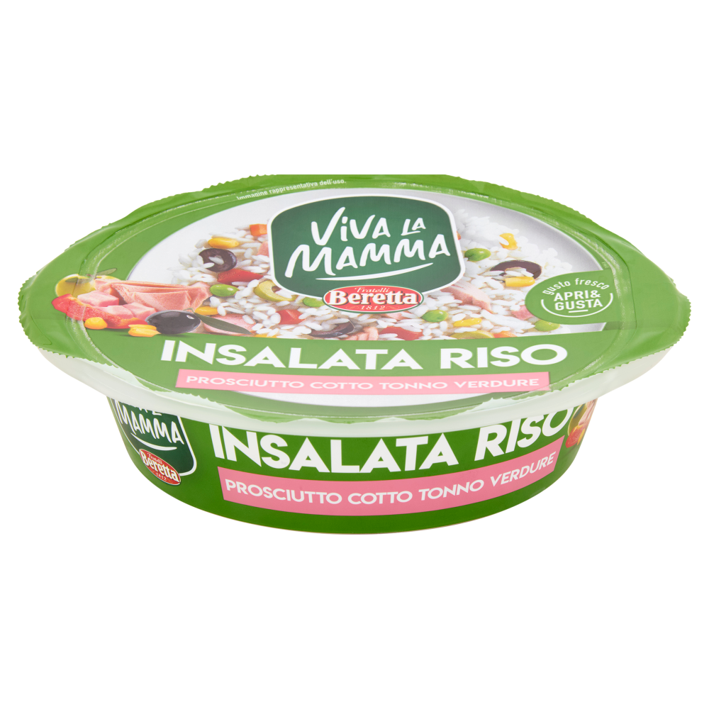 Viva la Mamma Insalata Riso Prosciutto Cotto Tonno Verdure 300 g