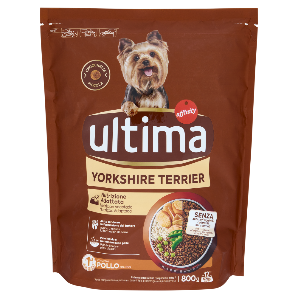 ultima Dog Yorkshire Terrier con Pollo 800 g